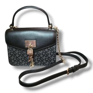DKNY- Elissa SM Top Handle Bag BK Logo - BK  Used Once